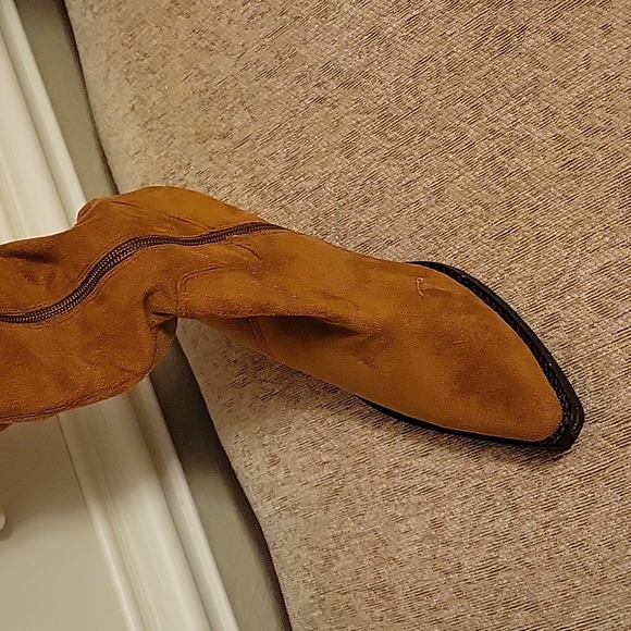 Jeffrey Campbell Soft Suede Boots Cognac Gorgeous New Size 6 ๐ฅ - Picture 3 of 6